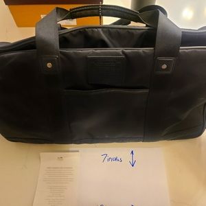 Coach mens overnight duffle